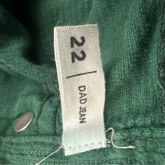 Pacsun Green Corduroy Dad Jean | 22 - Picture 4 of 6